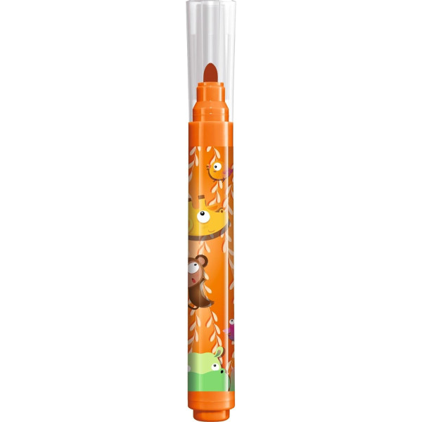 Feutres de coloriage - Enfant - Maxi pointe - Dès 1 an - Encre lavable - Maped