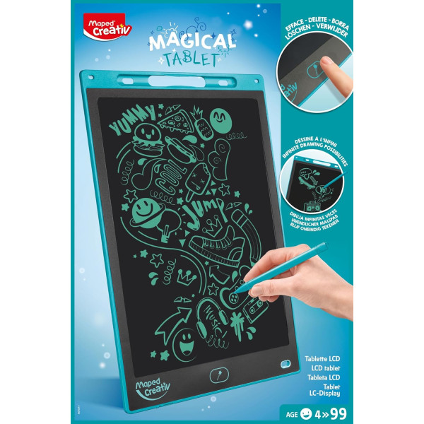 photo-Tablette à dessin - Maped Creativ - A transporter - Avec stylet - Effaçable - Dès 4 ans