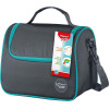 Sac à déjeuner et goûter - Isotherme - Bleu/Gris - Avec bandoulière - Picnik - Maped