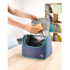 Sac à déjeuner et goûter - Isotherme - Bleu/Gris - Avec bandoulière - Picnik - Maped