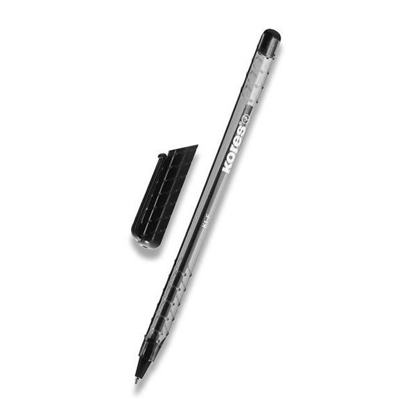 photo-Stylo à bille - Noir - Pointe fine - Corps triangulaire ergonomique - Kores - KPen