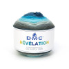 photo-Pelote de laine - DMC - Révélation - Laine + acrylique + polyester - Couleurs bleues - Tricot - Crochet