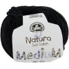 photo-Pelote - 100% coton - Noir - Epais - DMC - Natura Médium - Tricot - Crochet