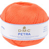 photo-Pelote de laine - 100% coton - Orange - 5608 - DMC - Petra - Longues fibres