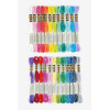 Fils de laine - 24 échevettes - Fil mouliné - DMC - Couleurs vitamines + indispensables - Broderie - Point de croix