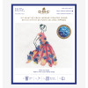 photo-Kit point de croix - Fête en rose - Toile imprimé, fils, aiguilles - DMC