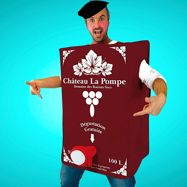 Déguisement - Méga cubi - Costume - Humour - fête - Enterrement de vie de garçon - Taille unique adulte