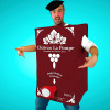 Déguisement - Méga cubi - Costume - Humour - fête - Enterrement de vie de garçon - Taille unique adulte