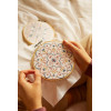 Kit point de croix - Broderie - Motifs persans colorés - DMC - Inclus tambour, toile, fils