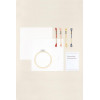 Kit point de croix - Broderie - Motifs persans colorés - DMC - Inclus tambour, toile, fils