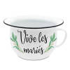 photo - Pot de chambre - Vive les mariés - Animation - Jeux - Mariage - Métal - 22x13.5cm
