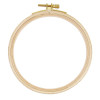 photo-Tambour à broder - 12,5 cm diamètre - Bois - Pour broderie - DMC