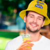 Bob - Chapeau - Jaune - Frais comme un pastis - Humour - Idée cadeau - Taille unique