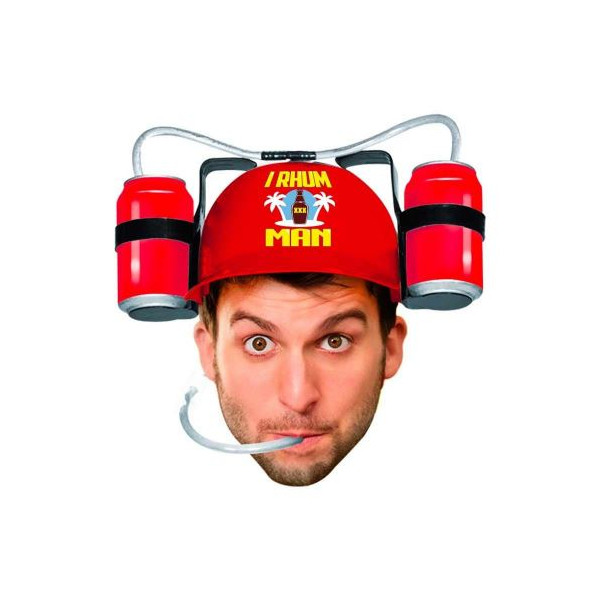 photo - Casque anti soif - I rhum man - Fête - Soirée - Amis - Taille unique