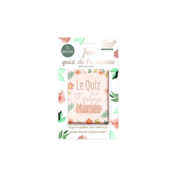photo - Jeu pour EVJF - Quizz de la future mariée - Enterrement de vie de jeune fille - Adulte