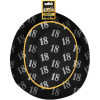 Chapeau - Borsalino - Déguisement - Anniversaire - 18 ans - Noir et or - Adulte