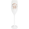 photo-Flûte à champagne - Blanc/Or - Anniversaire - 18 ans - Verre blanc - Idée cadeau