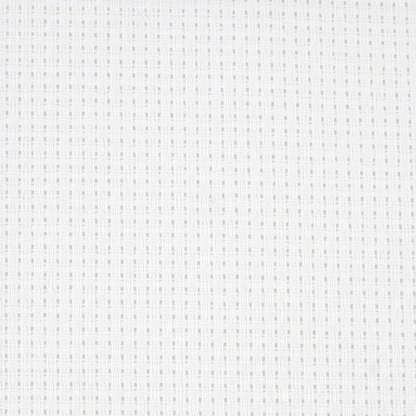 photo-Toile Aïda à broder - 100% coton - 2,4pts/cm - 38x46cm - Blanc - DMC