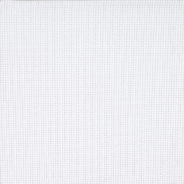 photo-Toile Aïda à broder - 100% coton - 7pts/cm - 38x46cm - Blanc - DMC