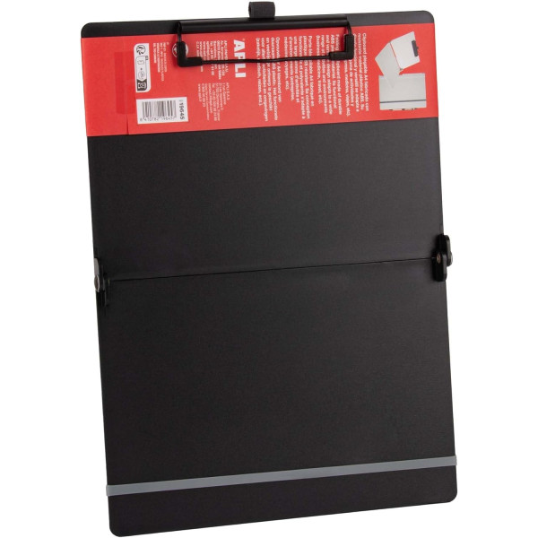Porte bloc - Pliable - Noir - Plastique - A4 - Apli