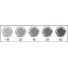Crayons graphite - 5 mines - HB, 2B, 4B, 6B et 8B - Faber-Castell - Dessin beaux-arts