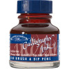 photo-Encre pour calligraphie - Rouge indien - Winsor et Newton - Flacon de 30ml - Beaux-arts