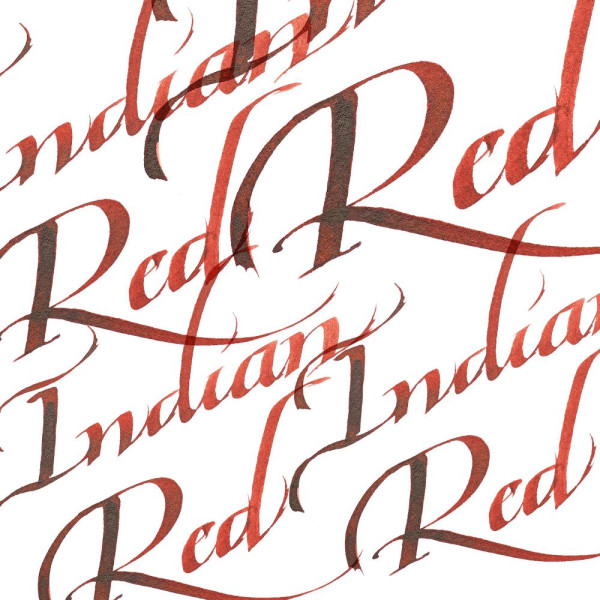 Encre pour calligraphie - Rouge indien - Winsor et Newton - Flacon de 30ml - Beaux-arts