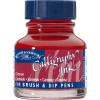 photo-Encre pour calligraphie - Cramoisie - Winsor et Newton - Flacon de 30ml - Beaux-arts