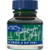 photo-Encre pour calligraphie - Vert - Winsor et Newton - Flacon de 30ml - Beaux-arts