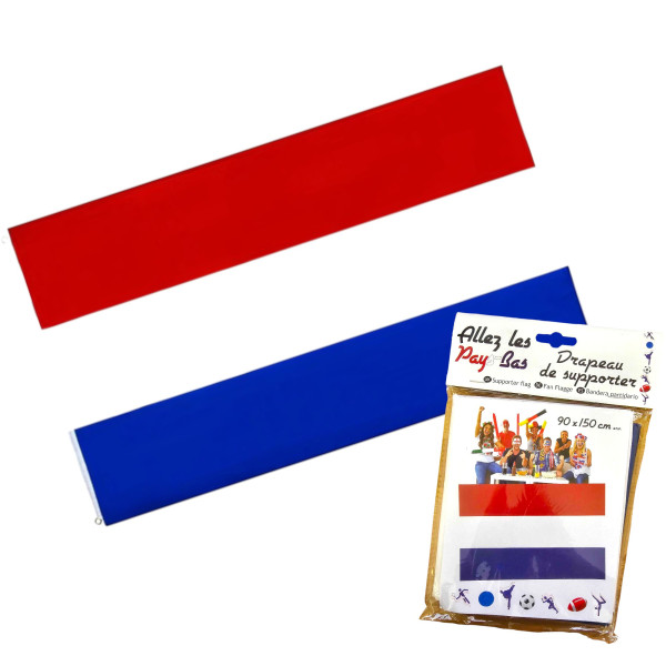 photo - Drapeau du supporter - Pays-Bas - 90x150cm - Polyester - Evénement - Fête
