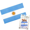 Drapeau du supporter - Argentine - 90x150cm - Polyester - Evénement - Fête