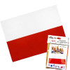 photo - Drapeau du supporter - Pologne - 90x150cm - Polyester - Evénement - Fête