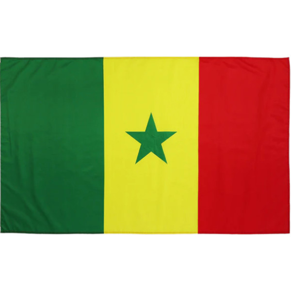 photo - Drapeau du supporter - Sénégal - 90x150cm - Polyester - Evénement - Fête