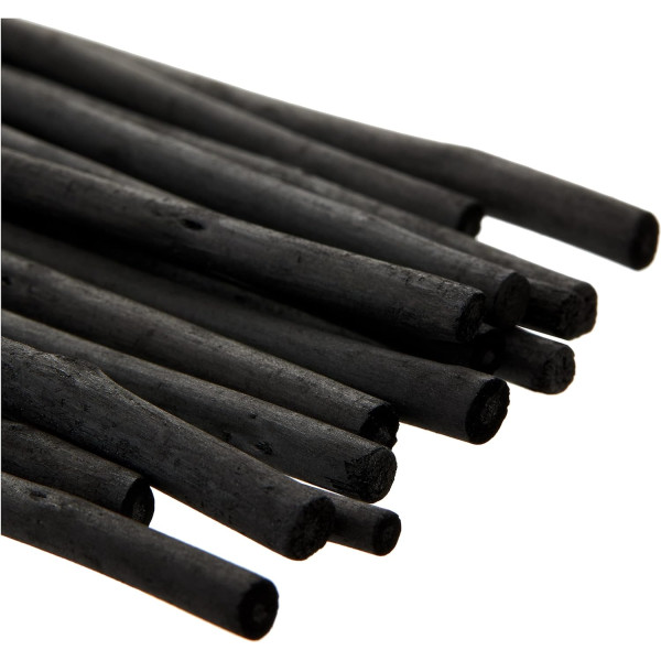 Fusains - Naturel - 20 bâtonnets - Beaux-arts - Dessin - 3-6mm - Faber-Castell