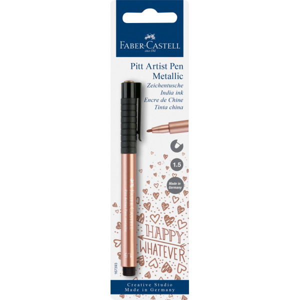 photo-Feutre - Cuivre - Faber-Castell - Pitt Artist Pen Metallic - 1,5mm - Dessin - Beaux-arts