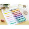 8 surligneurs - Bleu, vert, rose, rouge, violet, gris, jaune - Métallisée - Mine biseautée - Faber-Castell