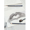 Crayons fusain + taille-crayons + estompe + gomme mie de pain - Faber-Castell - Goldfaber
