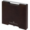 Coffret bois - 76 pièces - Crayons graphite, fusain, sanguine et accessoires - Faber-Castell