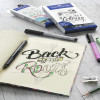 Feutres - Calligraphie - Noir/Gris - Pointe pinceau - Faber-Castell - Pitt Artist Pen