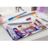 6 feutres - Dessin - Faber-Castell - Goldfaber Aqua - Double pointe - Graffiti