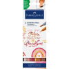 photo-6 feutres - Dessin - Faber-Castell - Goldfaber Aqua - Double pointe - Teintes Boho