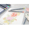 Crayons de couleur - Aquarellable - Boite 12 couleurs pastels - Faber-Castell - Goldfaber Aqua