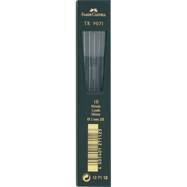photo-Mines pour porte-mines - 2H - 2mm - Graphite - Faber-Castell - TK9071