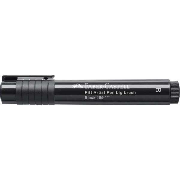 Feutre - Noir - Pointe pinceau large - Dessin - Esquisse - Faber-Castell - Pitt Artist Pen