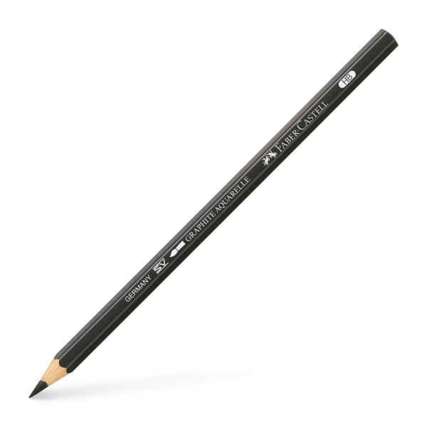 photo-Crayon graphite - Aquarellable - HB - Beaux-arts - Faber-Castell - Graphite aquarelle