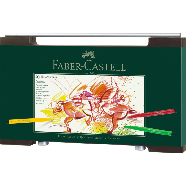 Coffret - Feutres - Beaux-arts - Faber-Castell - Pitt Artist Pen - 90 couleurs