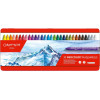photo-Pastels à la cire - Aquarellables - Caran d'Ache - Neocolor II - Boîte métal 30 couleurs