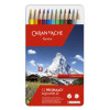 phoot-Crayons de couleur - Aquarellable - Caran d'Ache - Prismalo - 12 couleurs
