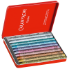 Pastels à la cire - Couleurs métalliques - Caran d'Ache - Neocolor I - Boite de 10