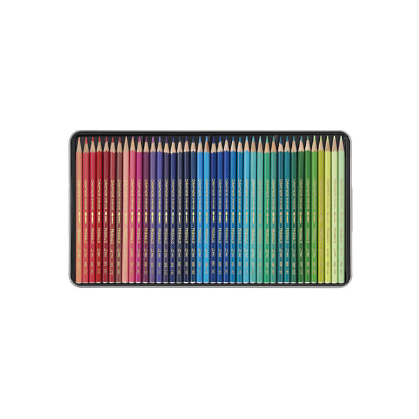 Crayons de couleur - Aquarellable - Caran d'Ache - Prismalo - Boîte 80 couleurs